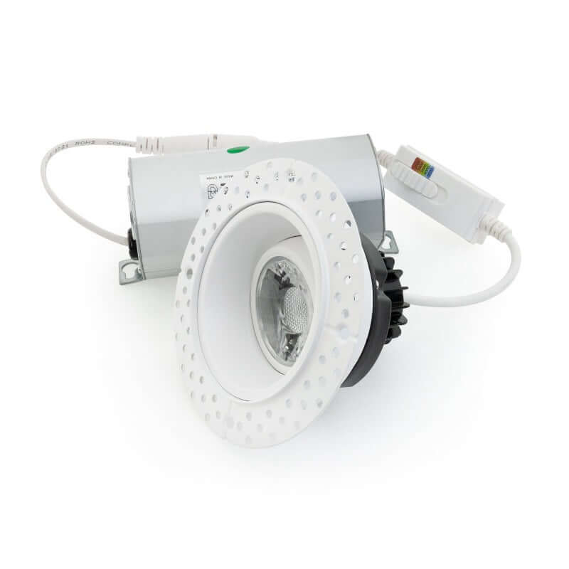 Dimmable 3" Round LED Gimbal Downlight - 8W, 120V