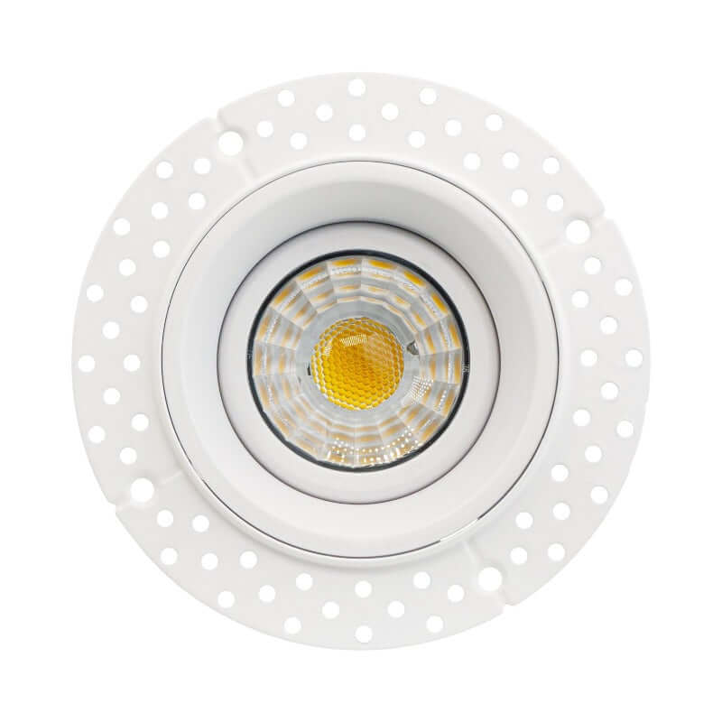 Dimmable 3" Round LED Gimbal Downlight - 8W, 120V