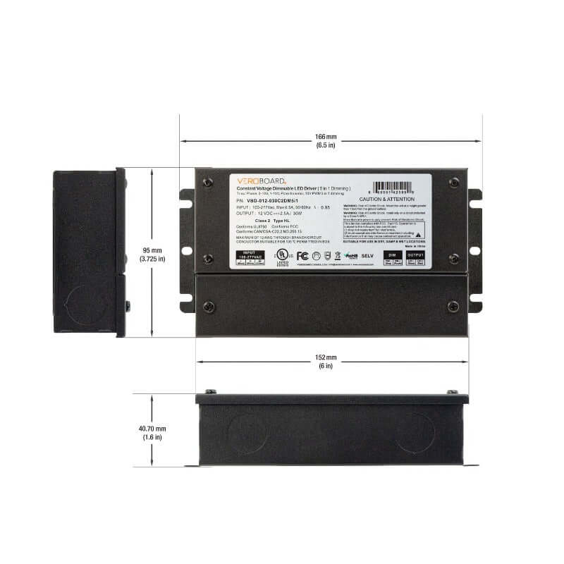 VBD-012-030C2DM5i1 5in1 LED Driver 12V 30W
