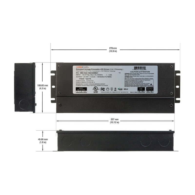 666561426064 - VBD-024-192C2DM5i1 5in1 Dimming LED Driver 192W