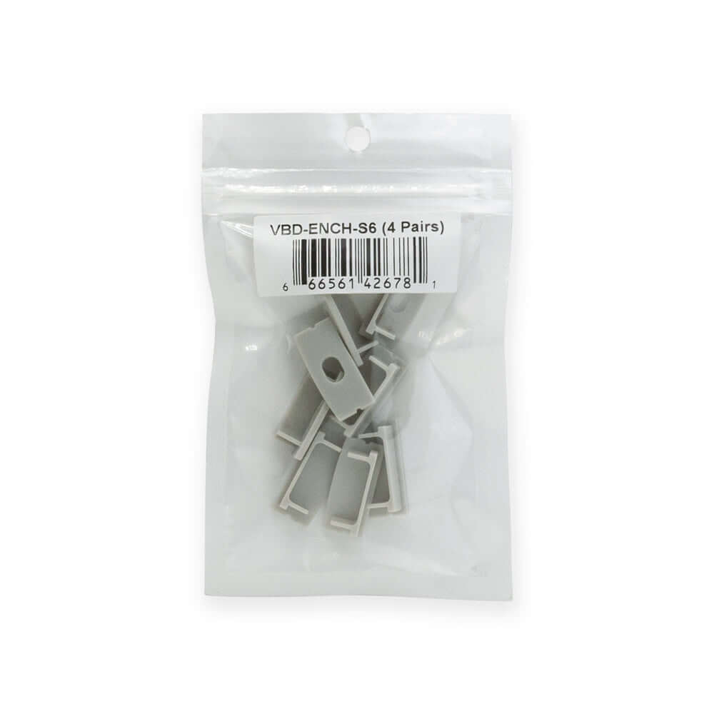 LED Channel Endcaps VBD-ENCH-S6 - Pack of 8