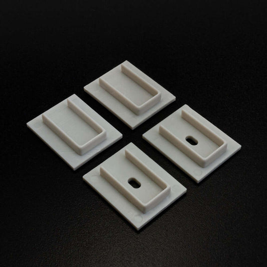 LED Channel Endcaps VBD-ENCH-W1 - Pack of 4