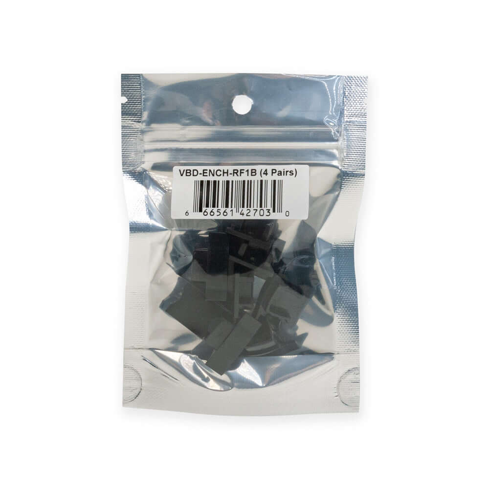 LED Channel Endcaps VBD-ENCH-RF1B - Pack of 8