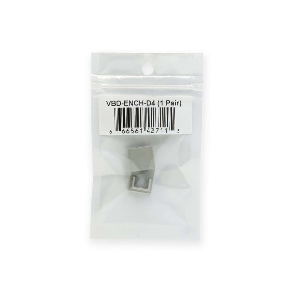 LED Channel Endcaps VBD-ENCH-D4 - Pack of 2