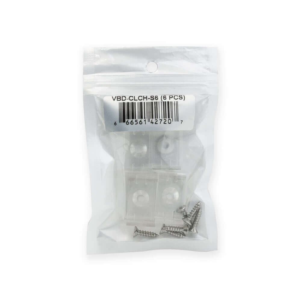 LED Channel Mounting Clips VBD-CLCH-S6, gekpower