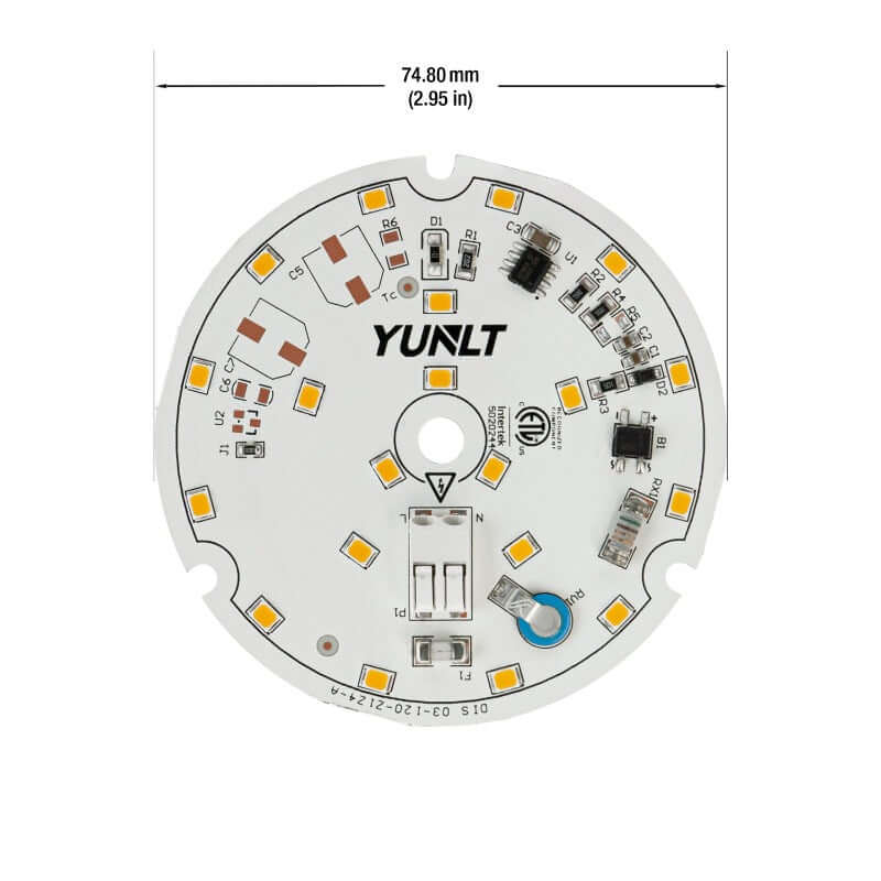 3" Round Disc ZEGA LED Module - 5W 3000K Warm White
