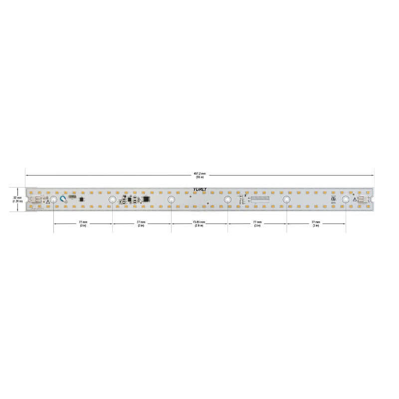 18 inch Linear ZEGA LED Module LIN 18-020W-930-120-S3-Z1B, 120V 20W 3000K(Warm White), gekpower