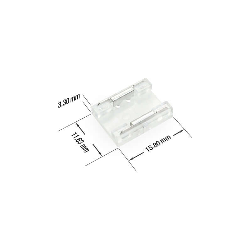 10mm LED Strip Connectors - VBD-BC-10MM-2S (3-Pack)