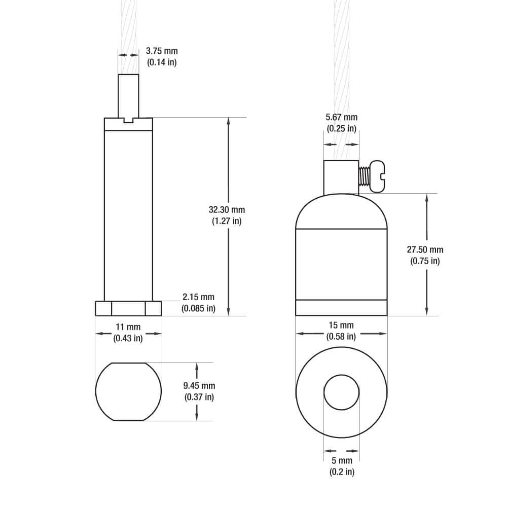 Adjustable Aircraft Cables for LED Panels