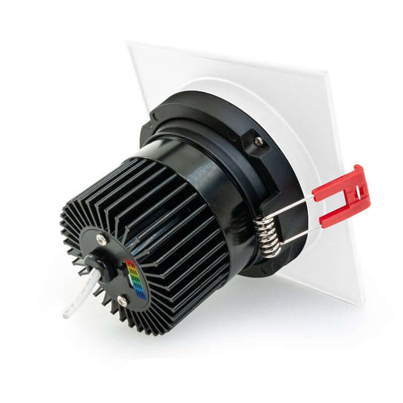 3.5" Regressed Square Gimbal Downlight 12W 5CCT