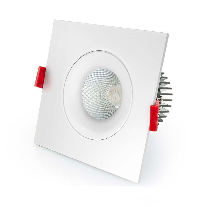 3.5" Regressed Square Gimbal Downlight 12W 5CCT