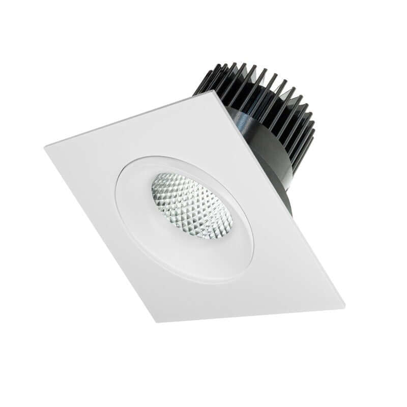 3.5" Regressed Square Gimbal Downlight 12W 5CCT