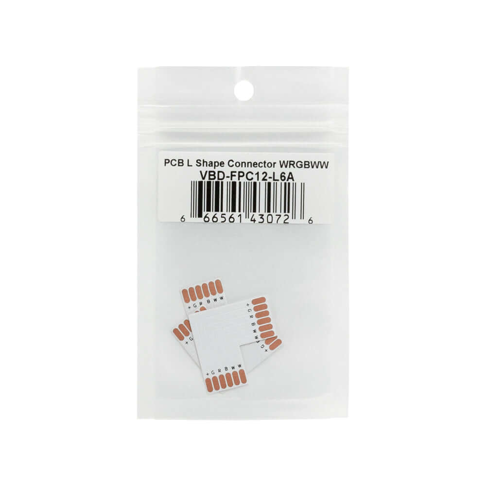 VBD-FPC12-L6A PCB L Shape Expansion Connector Pack of 3