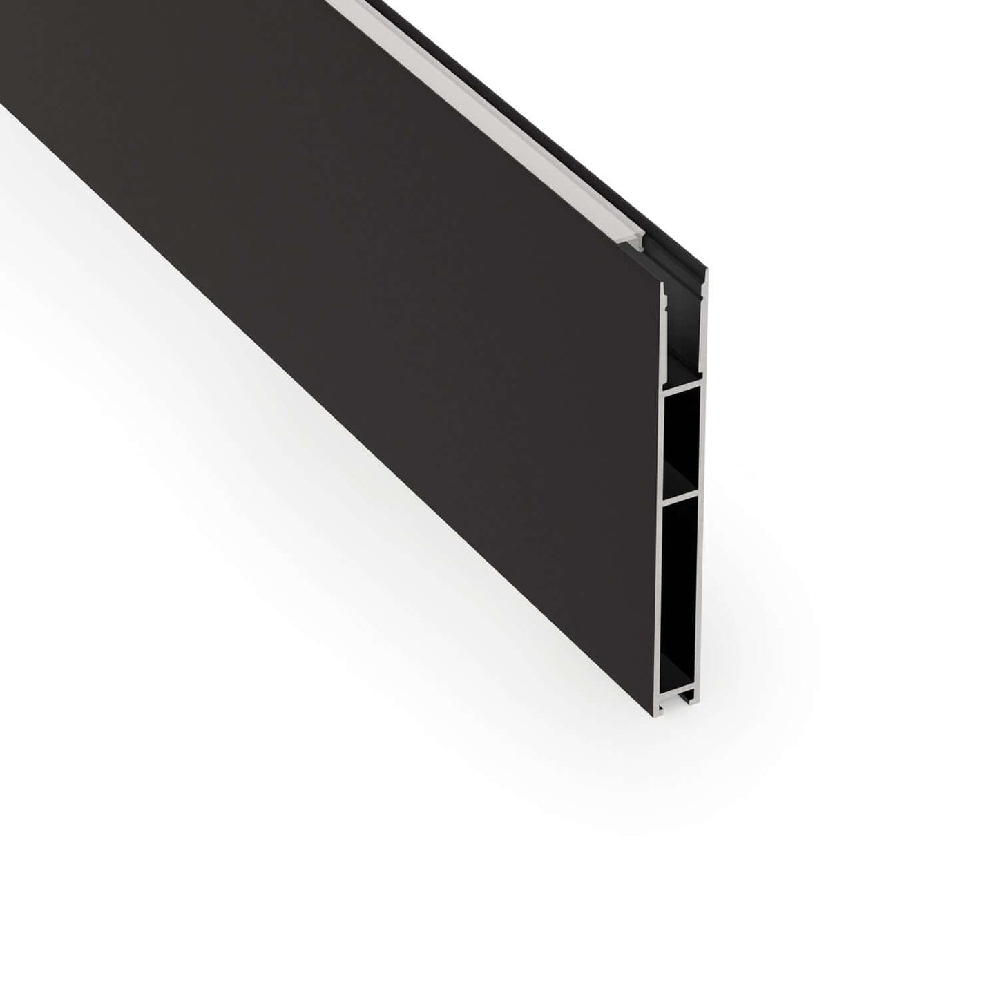 666561431235 - Narrow Black Aluminum LED Channel VBD-CH-H2-2 - 2m