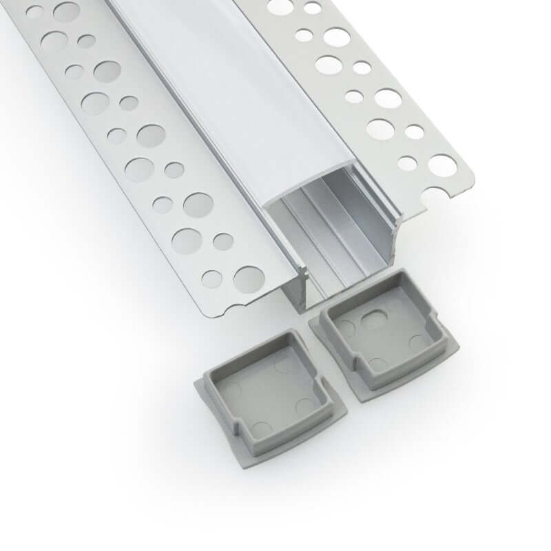 Drywall Deep Recessed Aluminum LED Channel - 2M