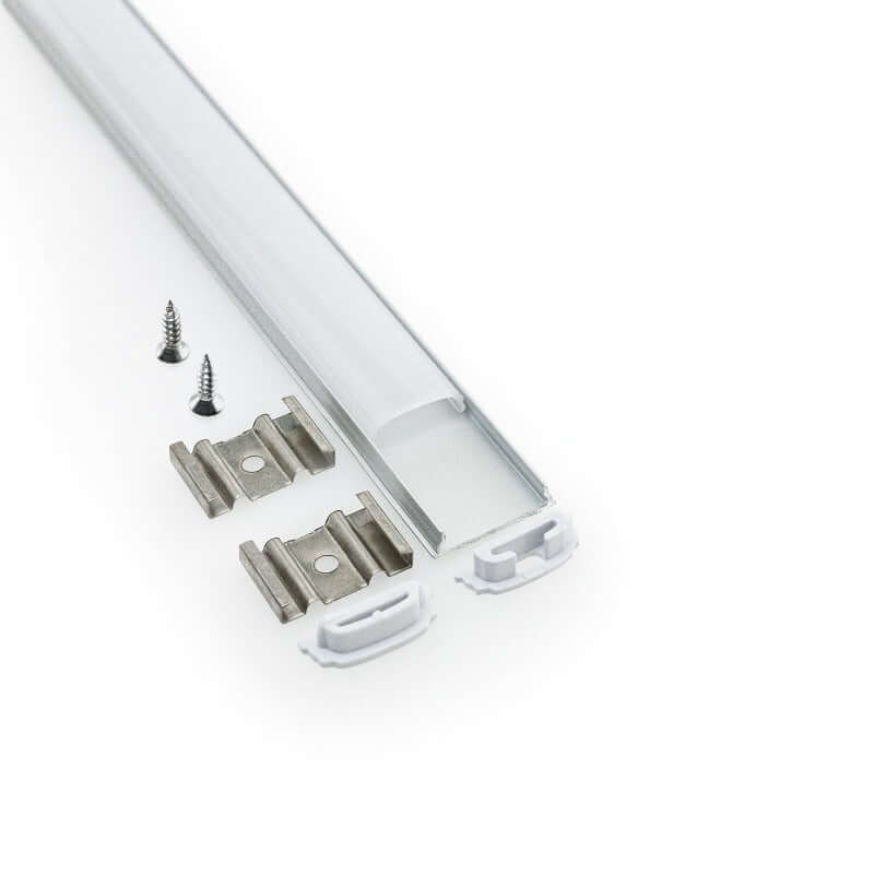 666561434021 - Bendable Thin Aluminum LED Channel 2M - VBD-CH-B1-2