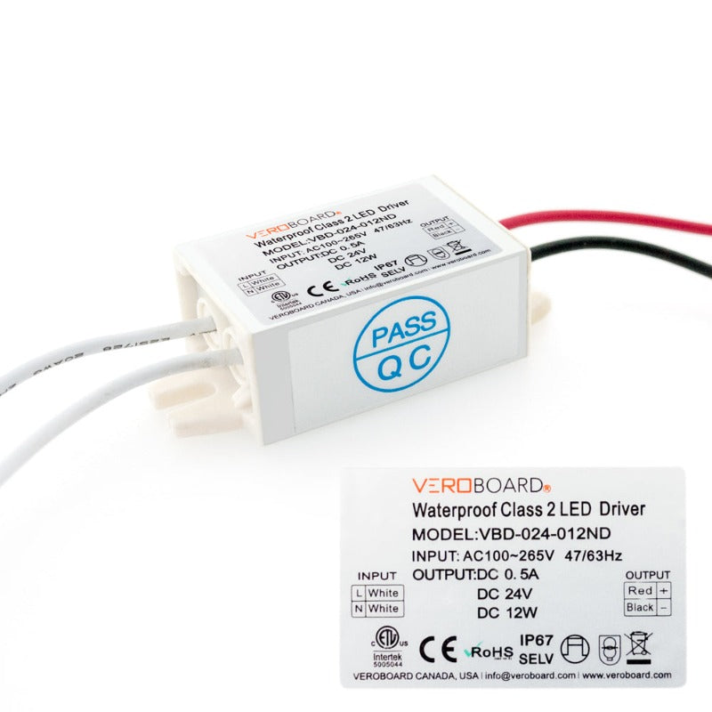 Awaken Sikker Beroligende middel Constant Voltage LED Driver VBD-024-012ND