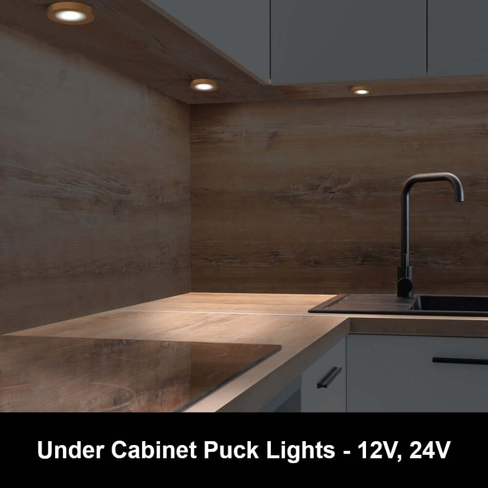 Cabinet lighting, as its name indicates, is designed for lighting the cabinets. 