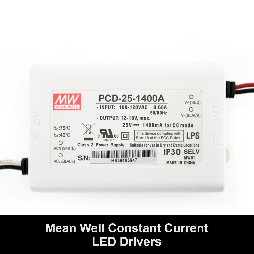 Mean Well Constant Current LED Drivers