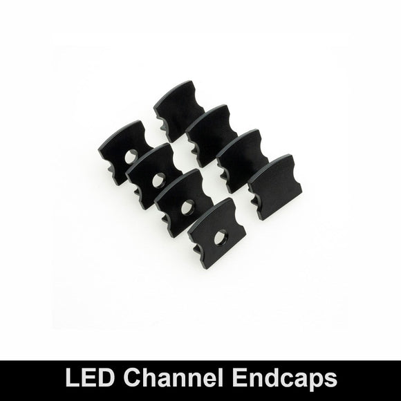 Channel Endcaps & Mounting Clips - GekPower