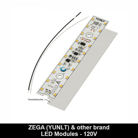 ZEGA LED Modules are direct 120V, also called as driverless engines available in different sections, and sizes