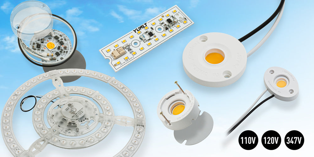 LED Modules ( ZEGA (YUNLT), Paragon, CC, CV) , 12V, 24V, 120V, 347V