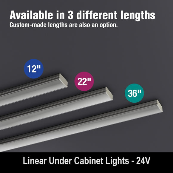 Linear Under Cabinet Lights - 24V