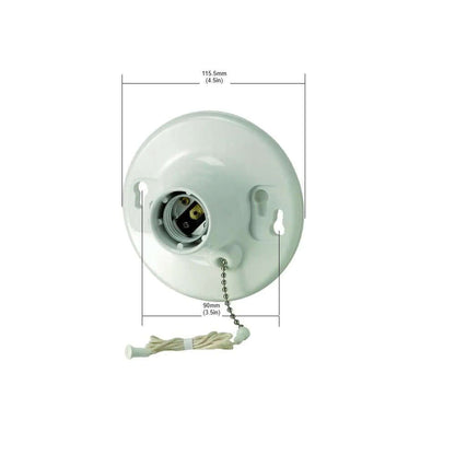 078477103104 - Leviton Lamp Holder with Pull Chain Switch - 660W