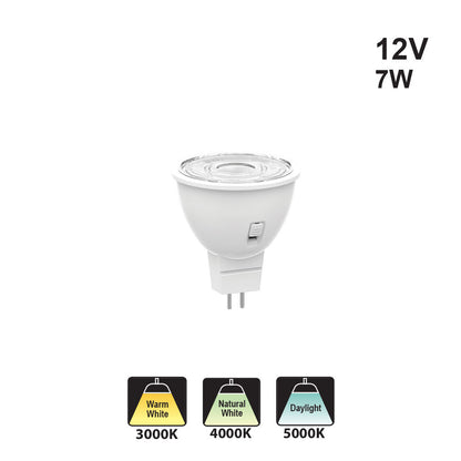 Votatec MR16 LED – 3 Way CCT Adjustable VO-MR16W7-120-3Way-S-D 12V 7W CCT(3K, 4K, 5K)