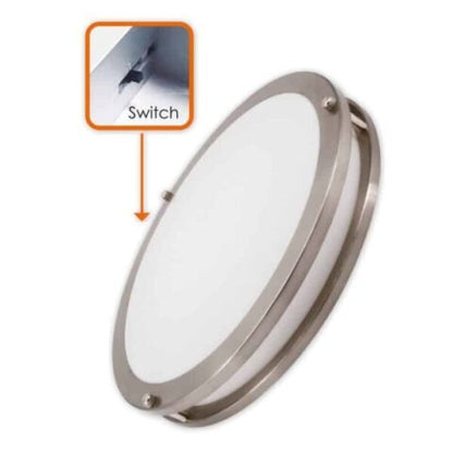 Votatec 12″ Slim Flush Mount – 5Way CCT VO-RF12W15-120-D-5Way SL/BK 120V 7W, 9W, 11W, 13W, 15W CCT(2.7K, 3K, 3.5K, 4K, 5K)