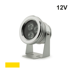 3x1W Landscape Light, 12V 3W Yellow- gekpower