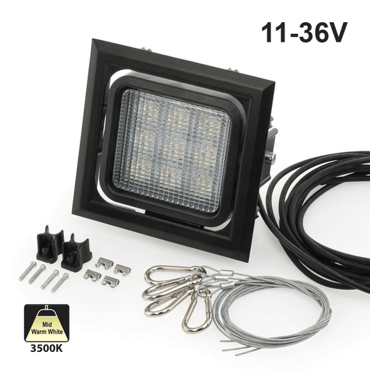 Flood light 11-36V 20W 3500K(Warm White), gekpower