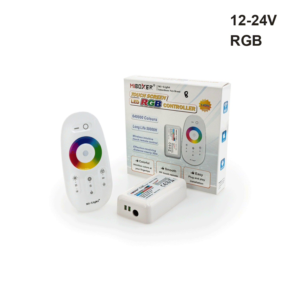 FUT025 Mi-Light Touch Screen LED RGB LED Controller – GekPower