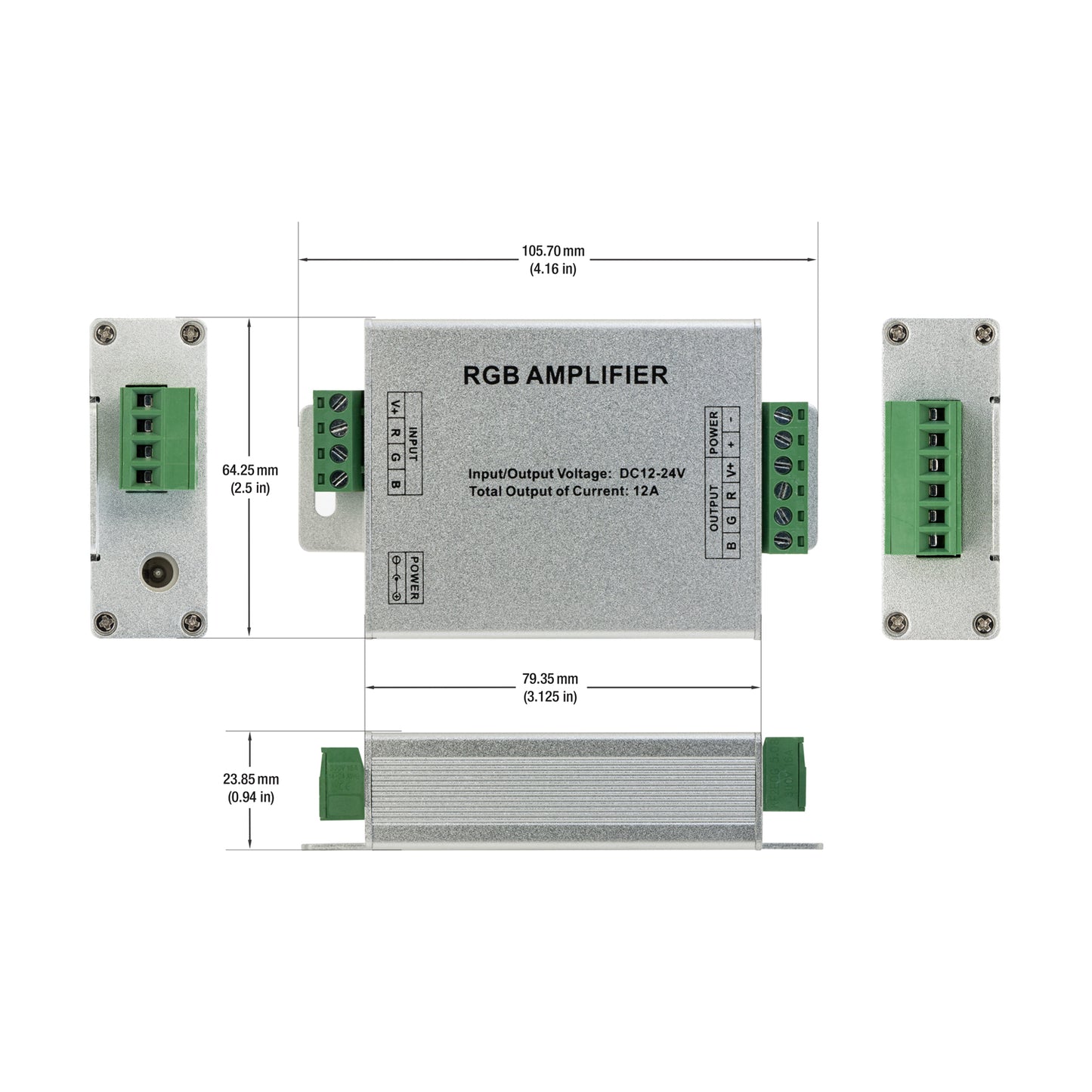 RGB Amplifier 12V 4A per Channel