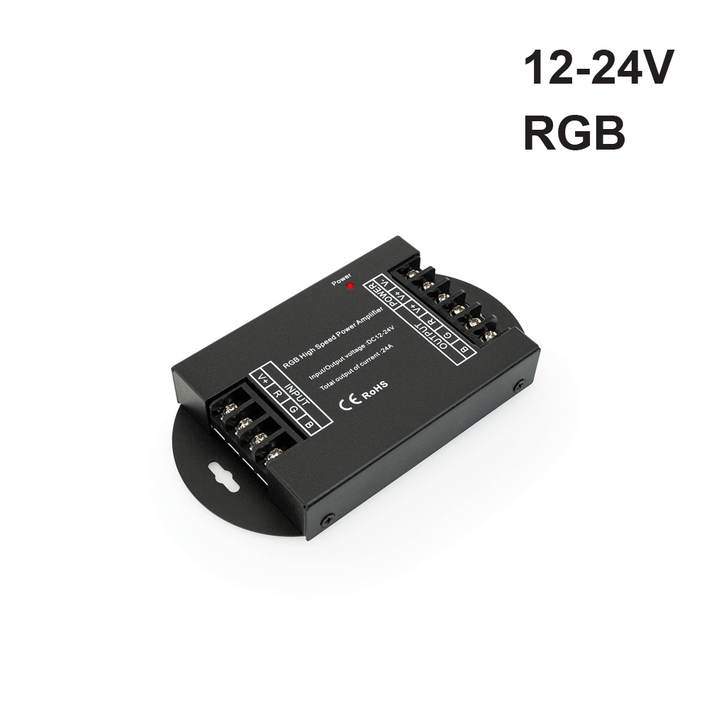 RGB Amplifier 12-24V 8A/Color, gekpower