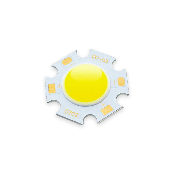 7W Constant Current COB LED Chip 3000K(Warm White), gekpower