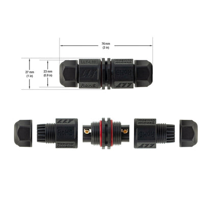 2W-2C-SC Outdoor Waterproof 2 Way Screw Type Connection Two Contact, gekpower