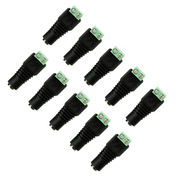 Male Easy Connector DC Power Jack (Pack of 10), gekpower