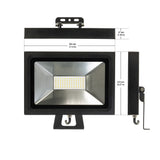 LED Outdoor Flood Light 100-227V AC 50W 5000K(Daylight), gekpower