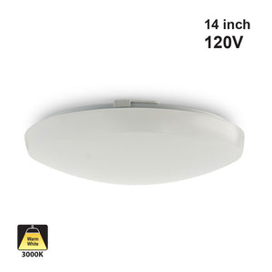 14 inch LED Ceiling Fixture LT-US-C1418W308-02, 120V 18W 3000K(Warm White) - GekPower