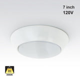 7 inch Dimmable Recessed LED Downlight / Ceiling Light 120V 10W 3000K(Warm White), gekpower