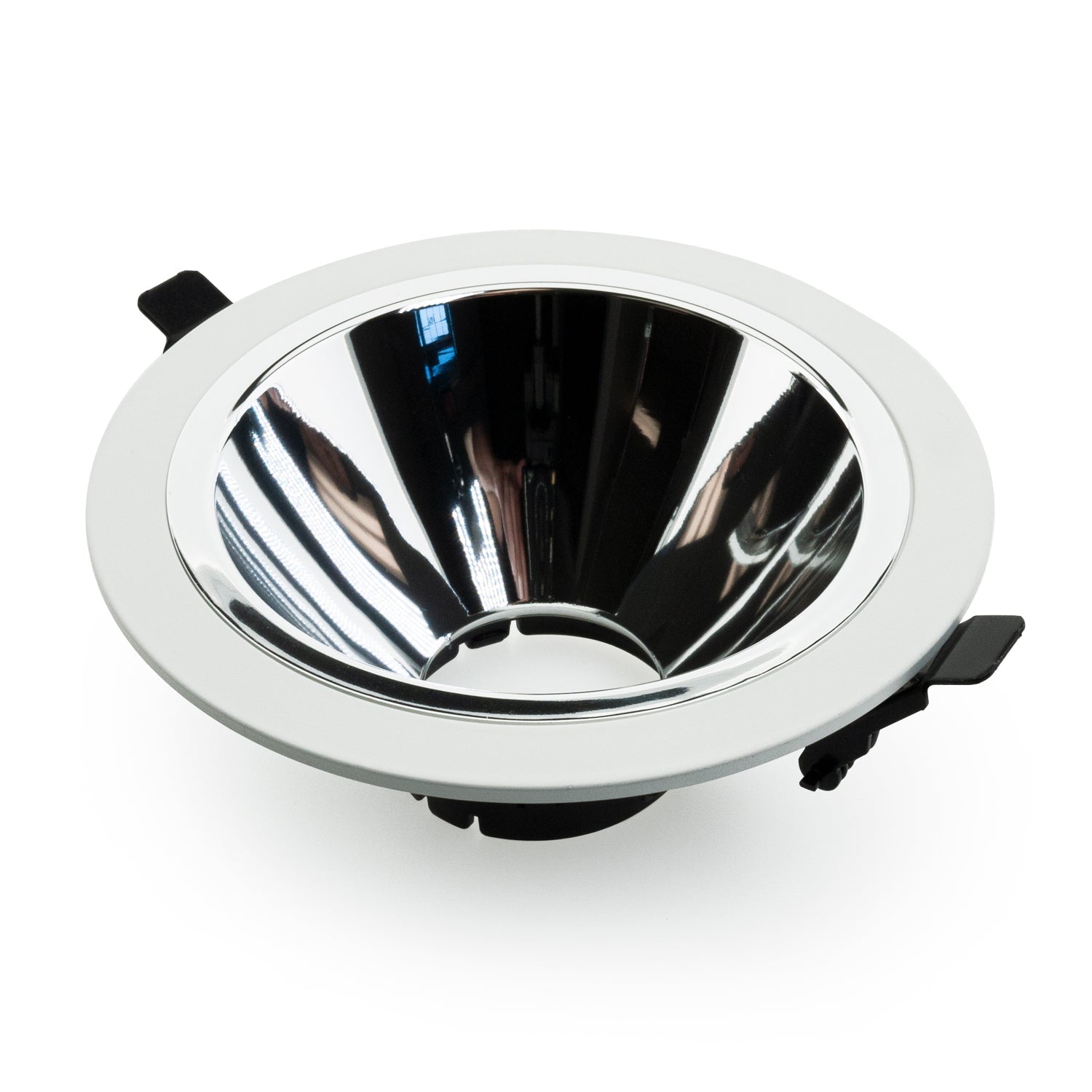 VBD-MTR-17C Low Voltage IC Rated Downlight LED Light Fixture, 5 inch Round Chrome mr16 fixture, gekpower
