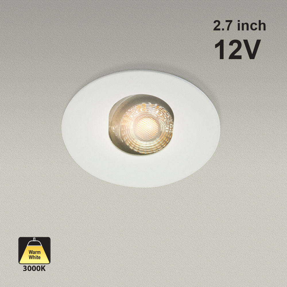 T-57 MR16 Light Fixture (White), 2.75 inch Round White, mr16 fixture, gekpower