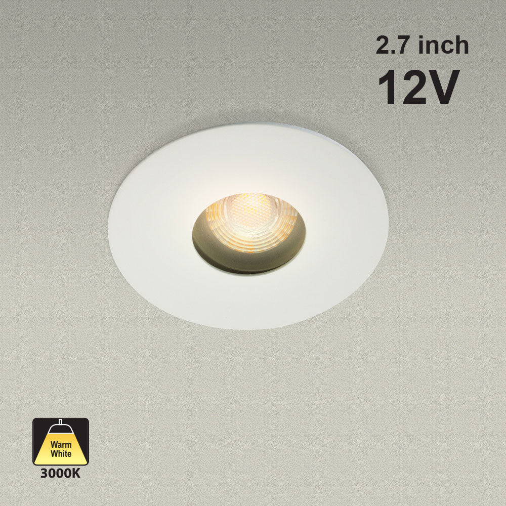 T-56 MR16 Light Fixture (White), 2.75 inch Round White mr16 fixture, gekpower