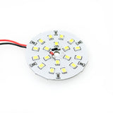 12V 18 SMD 3528 LED Flat Round PCB 2W Dimmable Cool White, gekpower