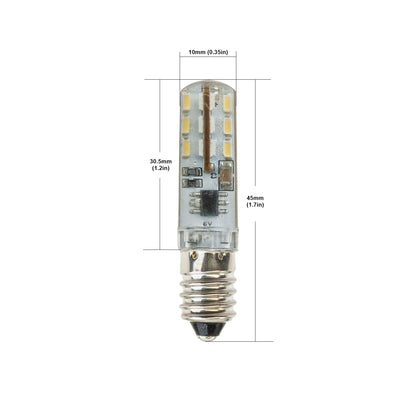 LED Bulb E10 base Corn Bulb, 6V 1W 6000K(Cool White)