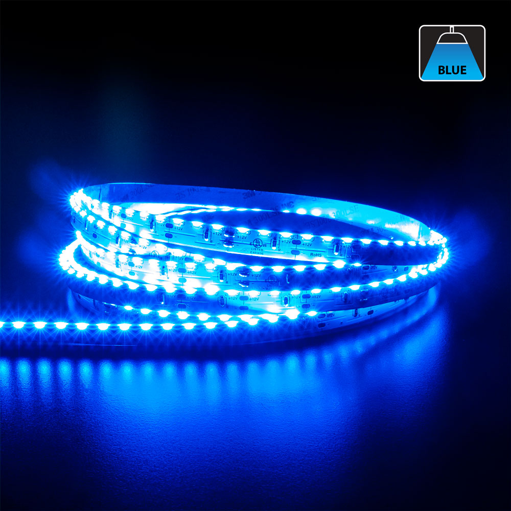 5M(16.4ft) Side Emitting LED Strip 315, 12V 3(w/ft) 120(LEDs/m) CCT(Yellow, Red, Blue) - GekPower