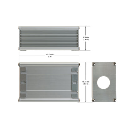 Metal Box for Power Supply 103 x 68 x 42mm (4 x 2.6 x 1.65in) - GekPower