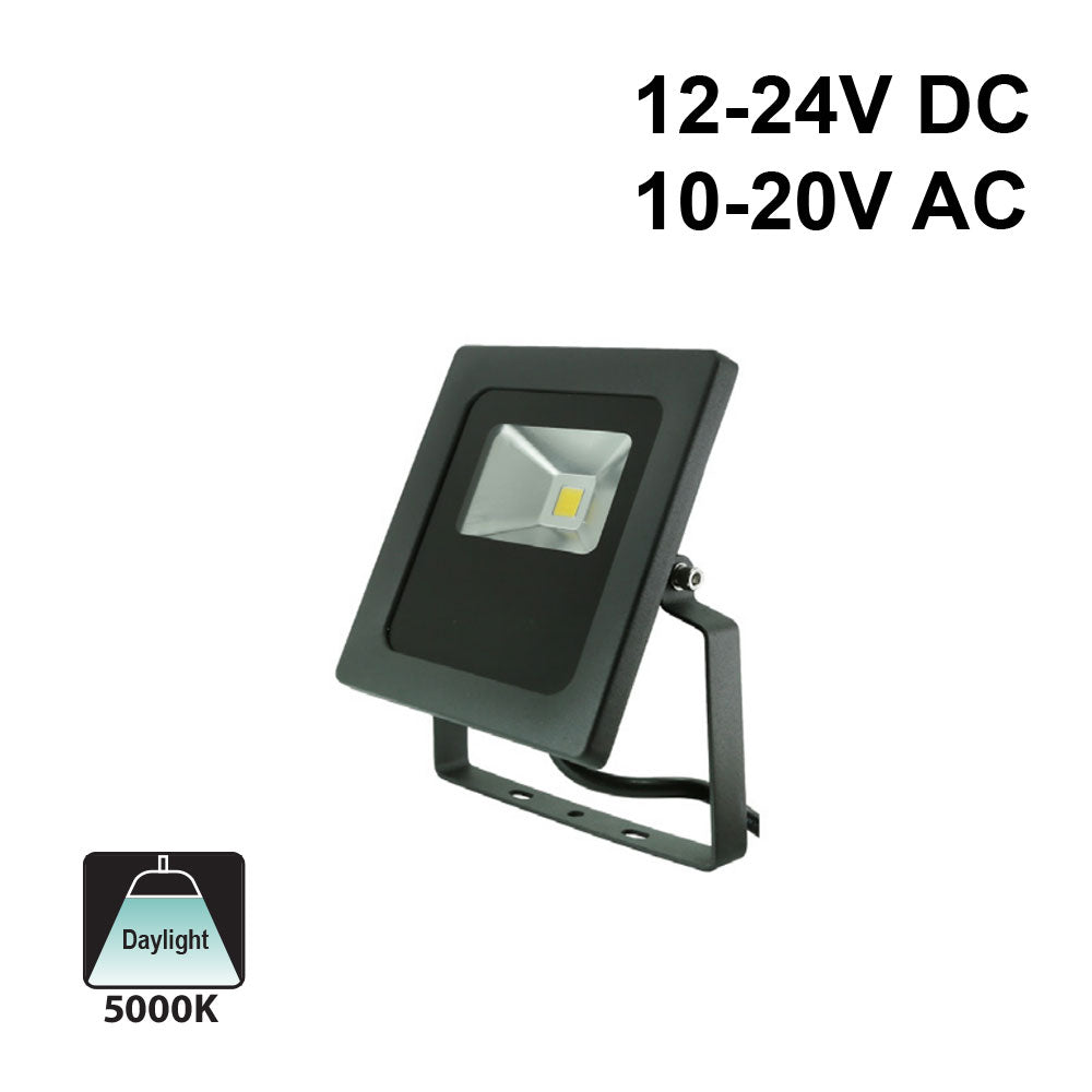 LED Outdoor Flood Light, 10W 12V AC/DC 5000K(Daylight) - GekPower