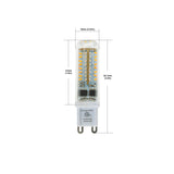 G9 LED Bi-pin Base Light Bulb, 120V 3W 3000K(Warm White) - GekPower